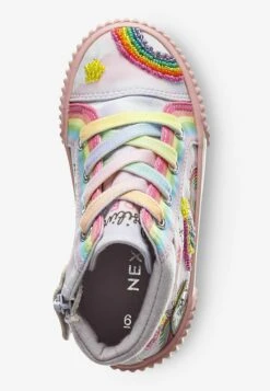Next Sneakers Hoog - Pink Embellished -Next 0368533be6094ae6ab34bbea93a1f228