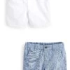 Next 2 Pack Standard - Shorts - Chambray Blue/White