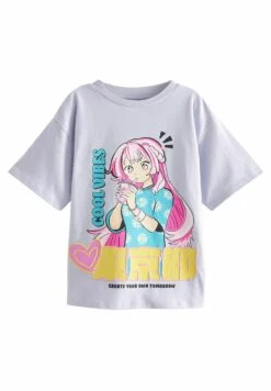 Next Anime Printed Graphic Standard - T-Shirt Print - Lilac Purple