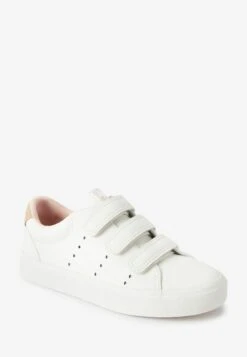 Next Touch Fastening Standard - Sneakers Laag - White Pink -Next 045b4b57cf3e475da582206231fa77a4