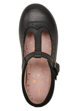 Next Black T-Bar Leather Shoes (Older) - Ballerina'S Met Enkelbandjes - Black -Next 062af520533745e7b620c014054756df
