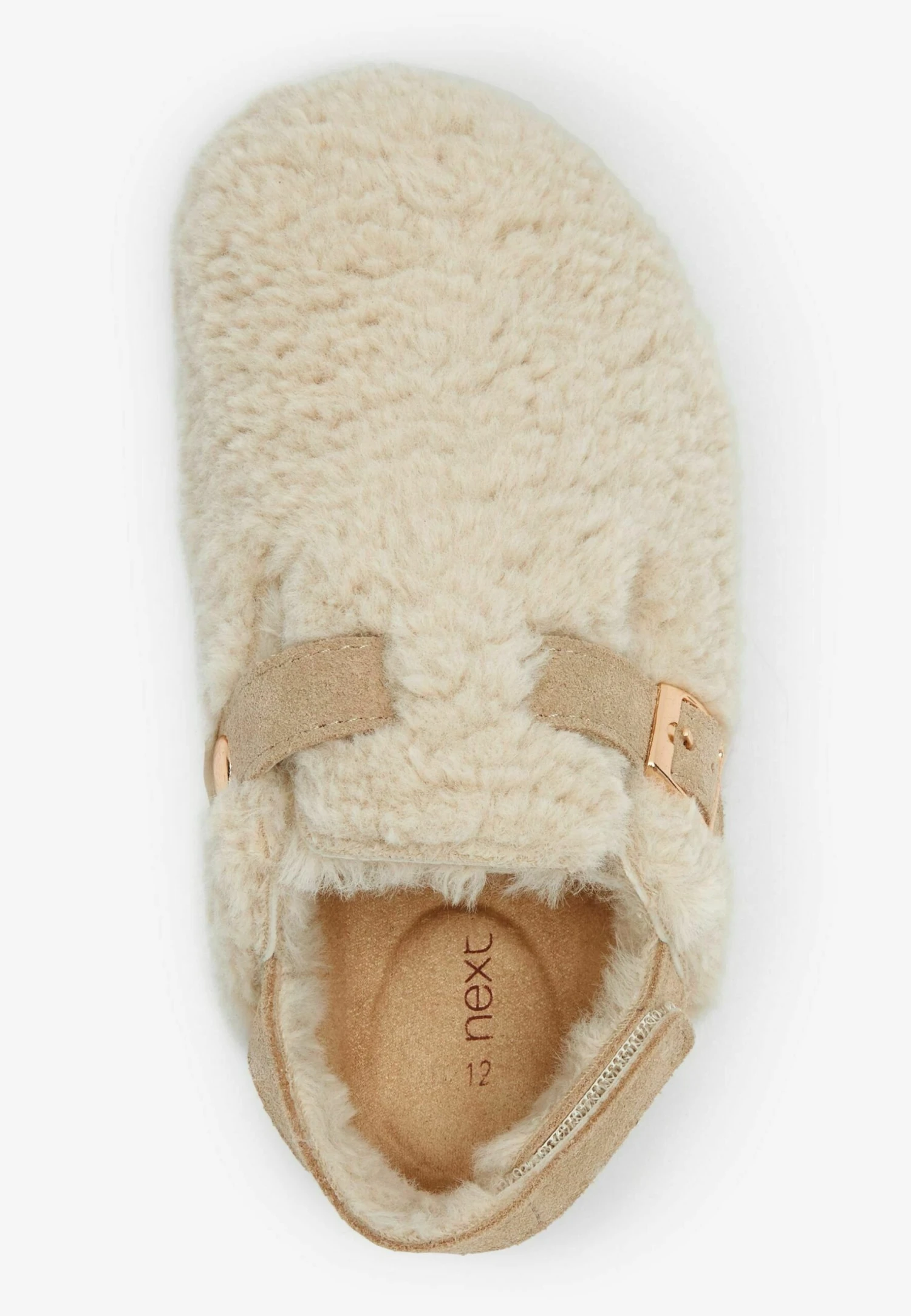 Next Pantoffels - Ecru Cream Borg 3 Next Pantoffels - Ecru Cream Borg - Afbeelding 3