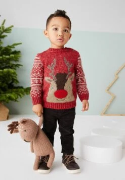 Next Reindeer Christmas Standard - Trui - Red