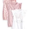 Next Rompers 3 Pack - Jumpsuit - Pink Bunny