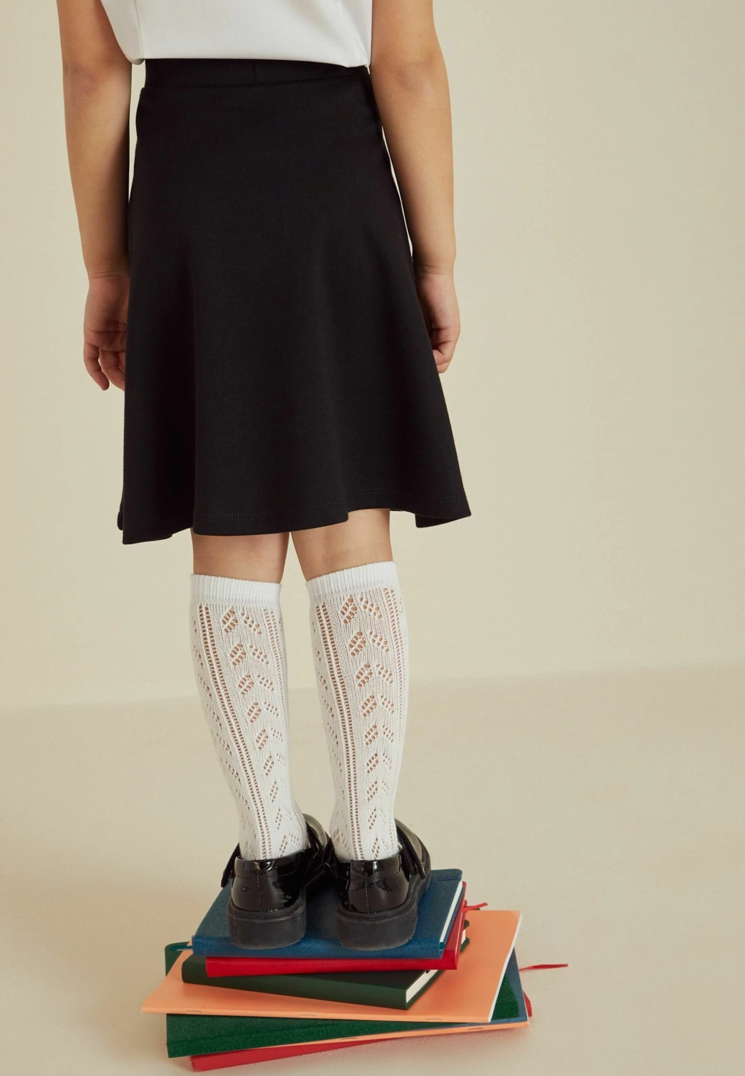 Next Pull-On School Skater Standard - A-Lijn Rok - Black 3 Next Pull-On School Skater Standard - A-Lijn Rok - Black - Afbeelding 3