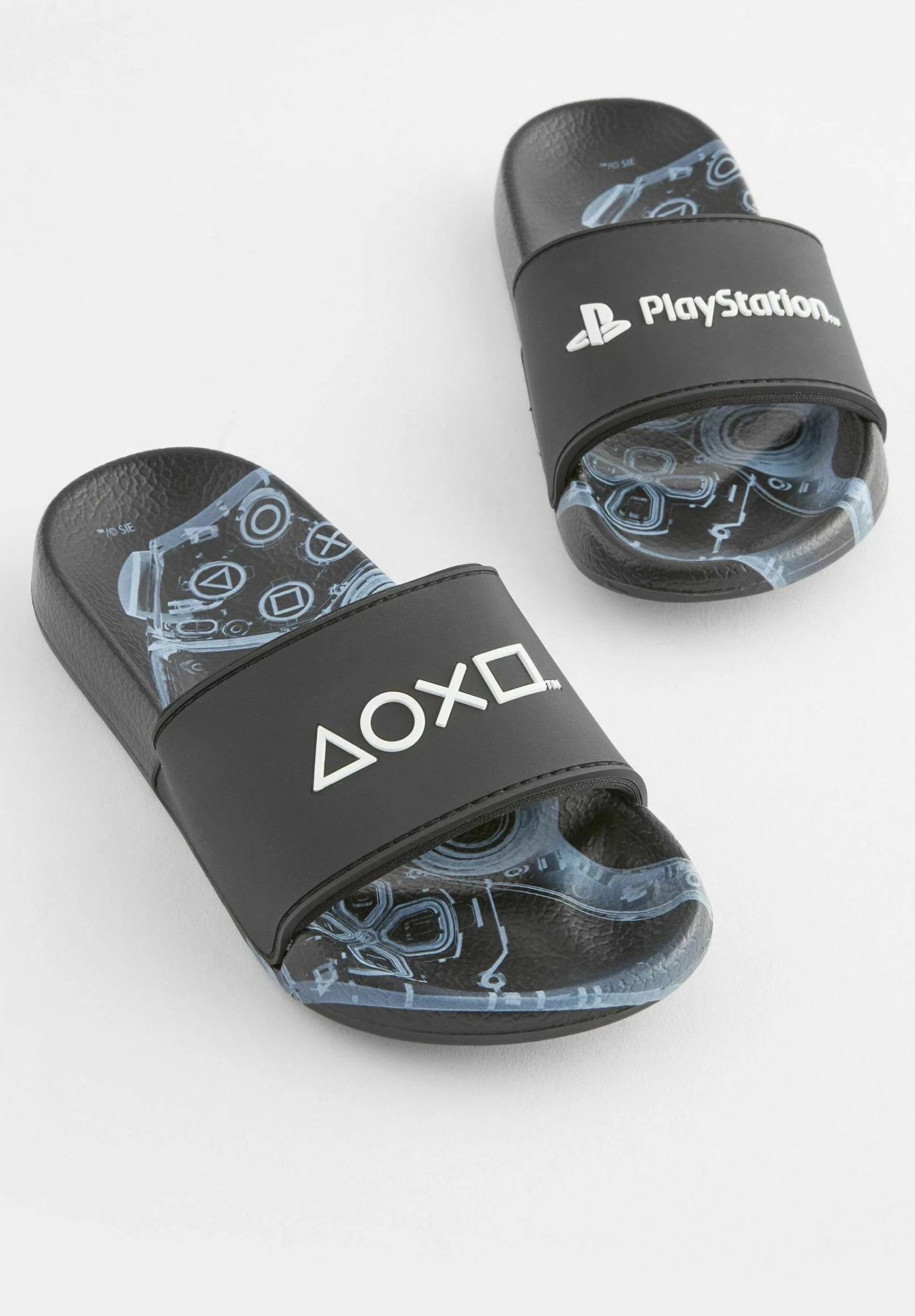 Next Badslippers - Monochrome Playstation 3 Next Badslippers - Monochrome Playstation - Afbeelding 3