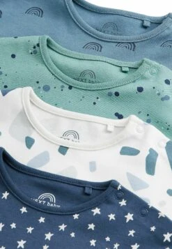 Next Rompers 4 Pack - Jumpsuit - Teal Blue -Next 0e4f761ed8d54acc92ce07675f0b3caf