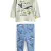 Next Snuggle Set - Pyjama - Blue Snail And The Whale