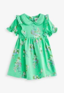 Next Short Sleeve Tea- Jurk - Green Floral 10 Next Short Sleeve Tea- Jurk - Green Floral -Next 10086b93f84b46eabaca5353f6f24e4f