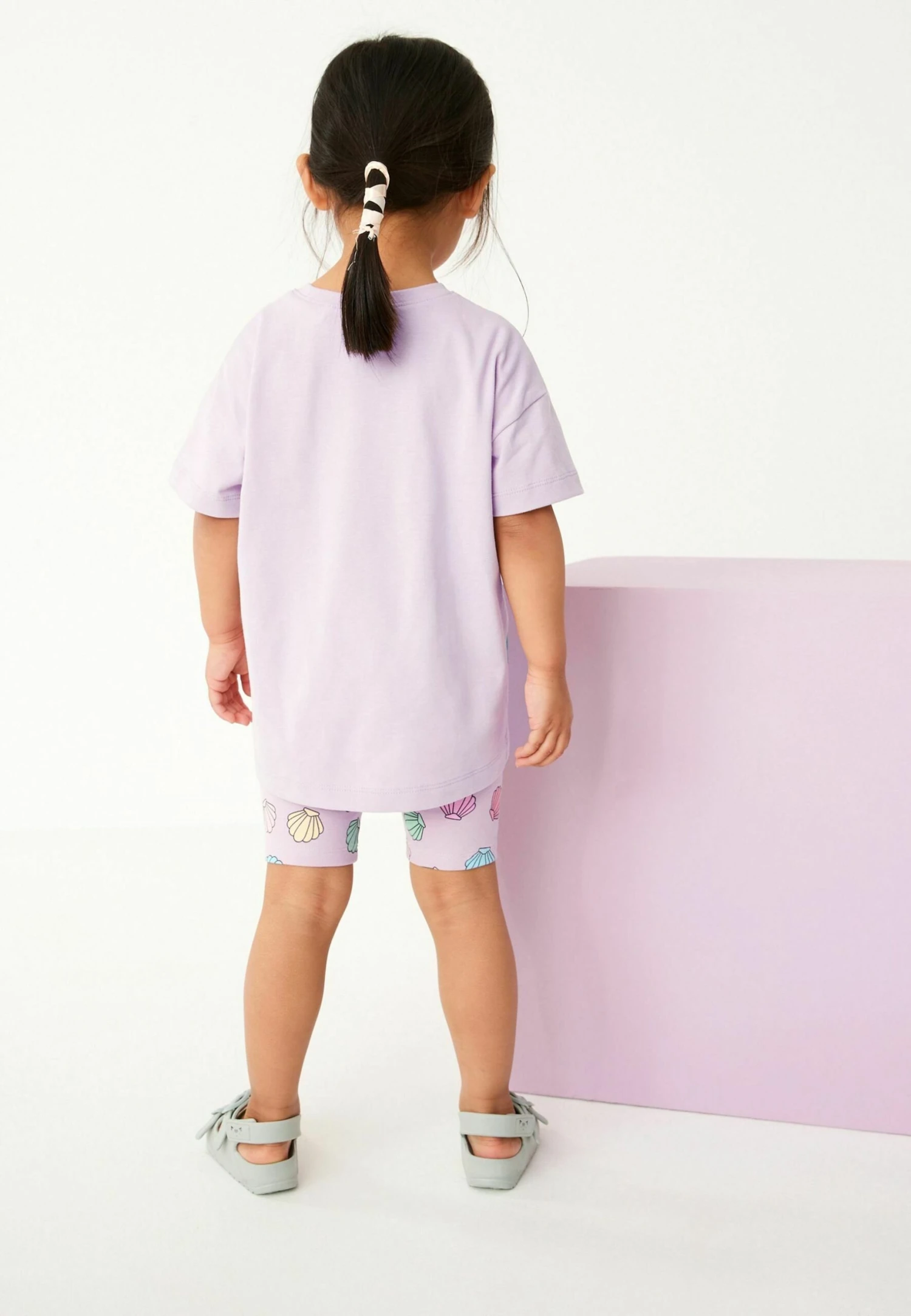 Next Little Mermaid Short SleeveSet Stand - Shorts - Purple 2 Next Little Mermaid Short SleeveSet Stand - Shorts - Purple - Afbeelding 2