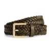 Next Standard - Gevlochten Riem - Brown Weave