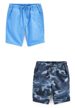 Next 2 Pack Pull-On- Shorts - Cobalt Blue