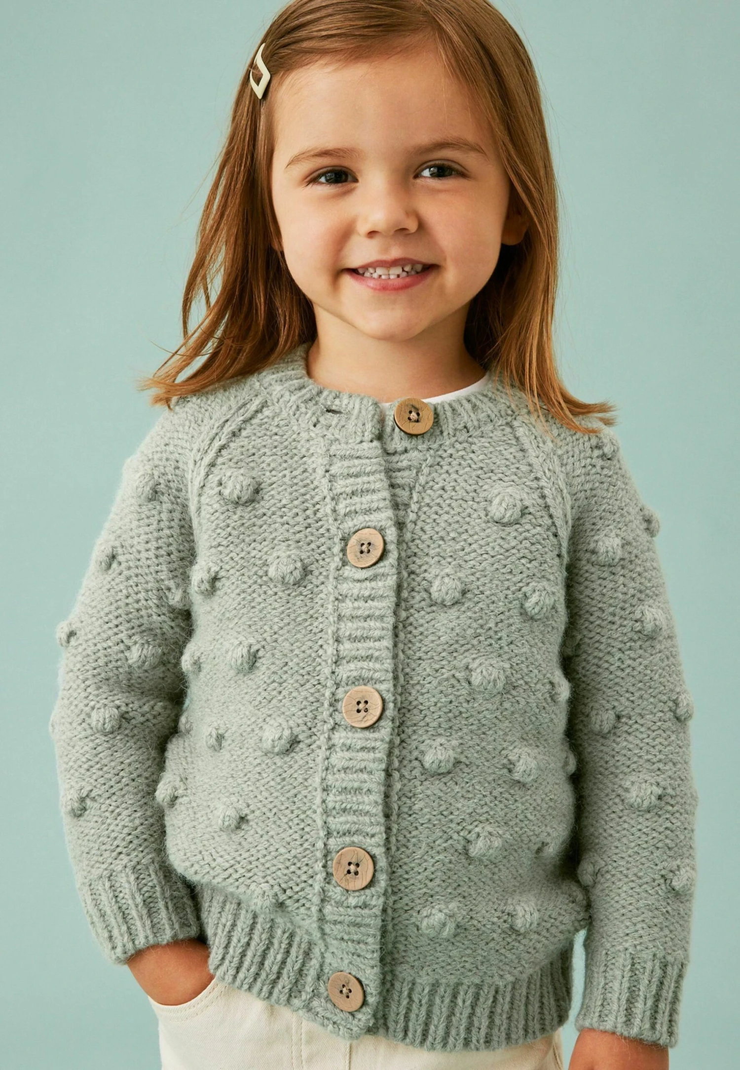 Next Chunky Bobble Standard - Vest - Sage Green 1 Next Chunky Bobble Standard - Vest - Sage Green