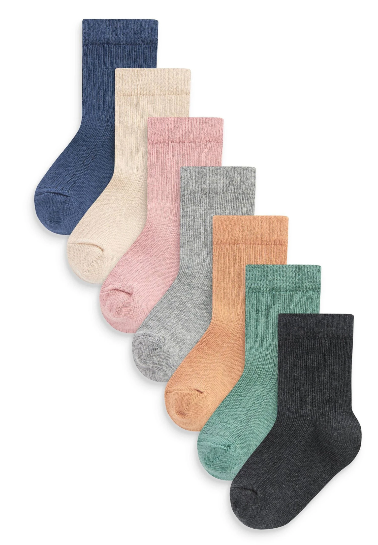 Next 7 Pack Rich Fine - Sokken - Pastel 1 Next 7 Pack Rich Fine - Sokken - Pastel