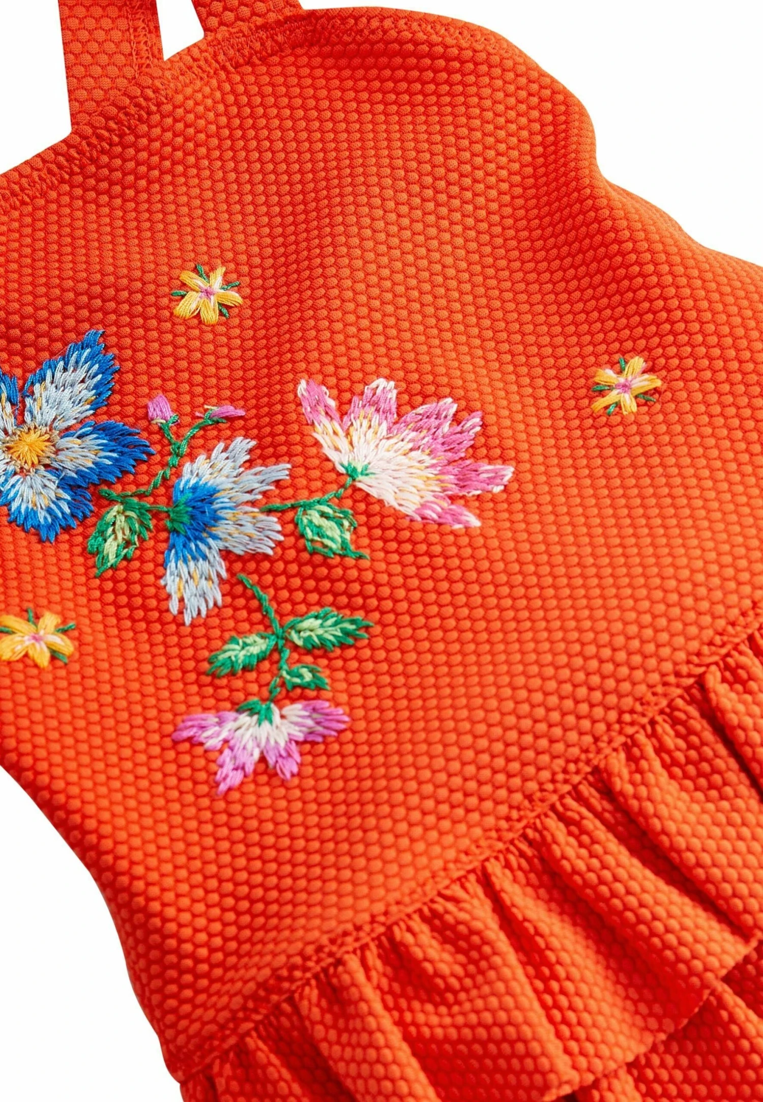 Next Skirted Standard - Badpak - Orange Embroidered 3 Next Skirted Standard - Badpak - Orange Embroidered - Afbeelding 3