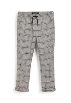Next Pull-On Check- Trainingsbroek - Off-White