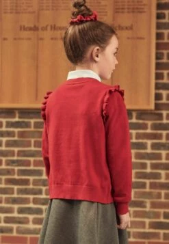 Next Rich Frill Shoulder School Standard - Vest - Red -Next 24454b700bdf481e906ab587e2531f5c