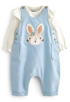 Next 2 Piece And - Tuinbroek - Blue Bunny -Next 24f2721cb8ae4c86b8a977ee35cfa130