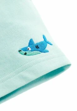 Next Applique Set Standard - Sweater - Aqua Blue Shark -Next 273545a762504688b0f8dbddfb2c0a59