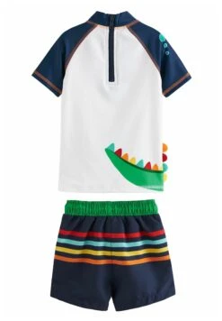 Next 2-Piece Set - Badpak - Navy White Snorkel Croc -Next 2749a82773ff42e18e3bcb7e4c8af8d5