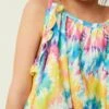 Next Textured Strappy Frill Standard - Jumpsuit - Bright Tie Dye