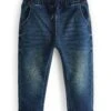 Next Super Soft Pull-On With Stretch - Slim Fit Jeans - Dark Blue Rust