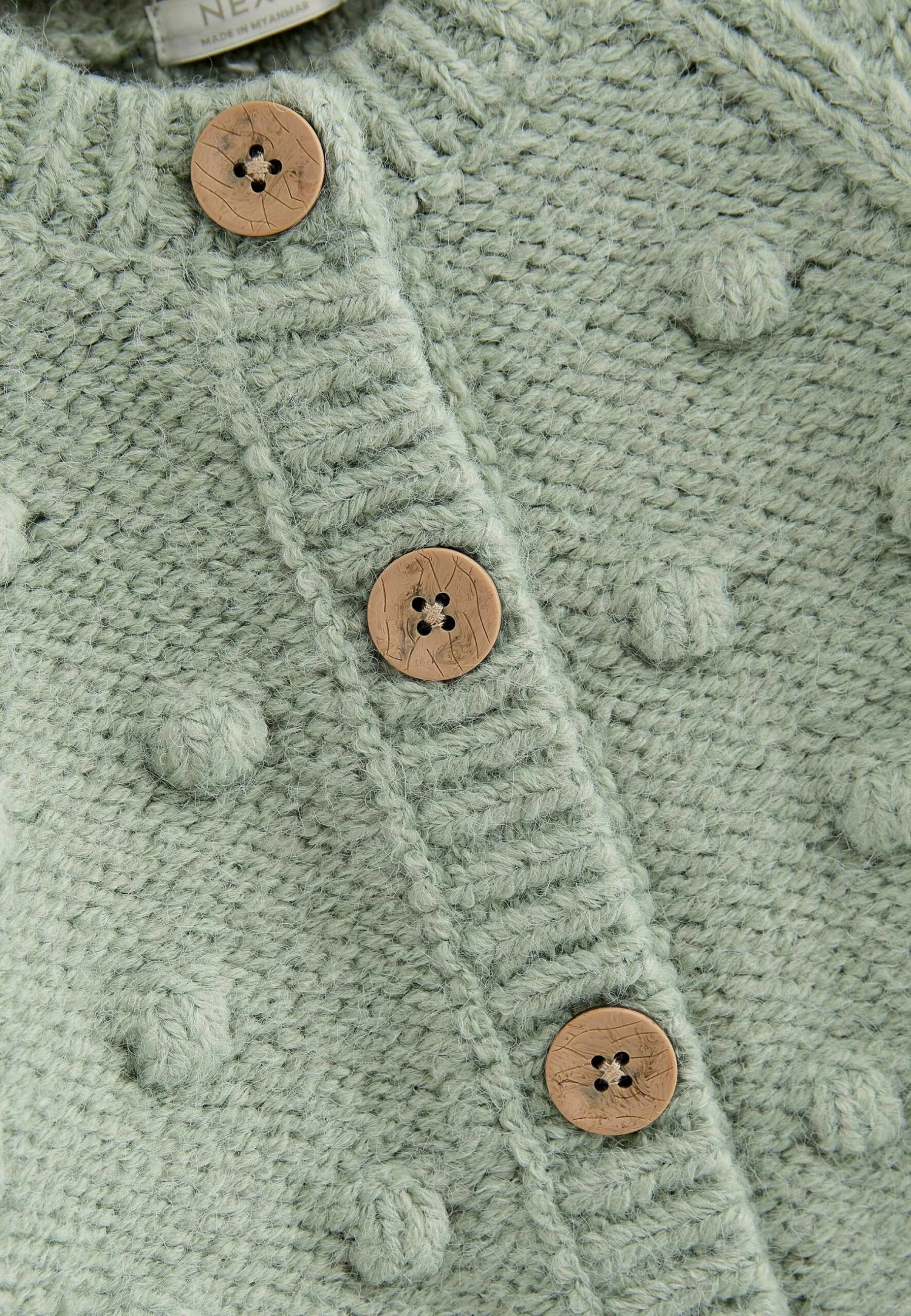 Next Chunky Bobble Standard - Vest - Sage Green 6 Next Chunky Bobble Standard - Vest - Sage Green - Afbeelding 6