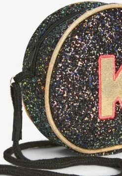 Next Initial Glitter - Schoudertas - Black K -Next 2e6e03a9df734bfe8dd73f83a2eb9e50