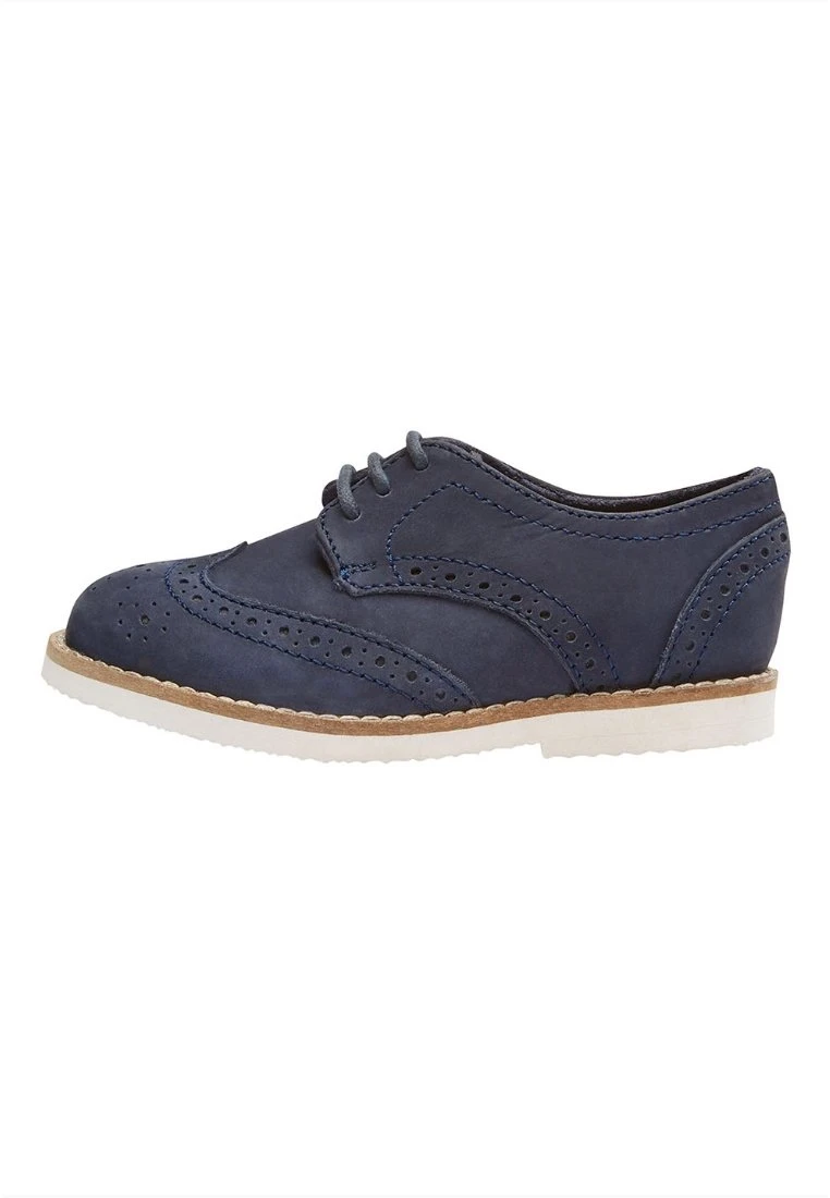 Next Leather Brogues- Veterschoenen - Blue 1 Next Leather Brogues- Veterschoenen - Blue