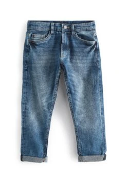 Next Five Pocket 3-16Yrs - Straight Leg Jeans - Acid Denim