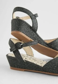 Next Sandalen - Black Glitter -Next 3af8da3e5fd3472a81cd07944d7f8ffa