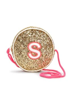 Next Initial Glitter - Schoudertas - Gold