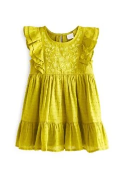 Next Embroidered Standard - Jurk - Green -Next 3d72923af04a4589a4cc67f1280f9cd7