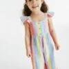 Next Standard - Jumpsuit - Multicolour Rainbow Stripe