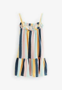 Next Soft - Jerseyjurk - Pink Blue Navy Blue Stripe -Next 414a49a71531419290afccb8fb4be36b