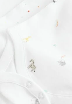 Next 7 PackLong Sleeve - Body - White Animal Print -Next 435893c85ac641fdb7559c6d99b6b64b