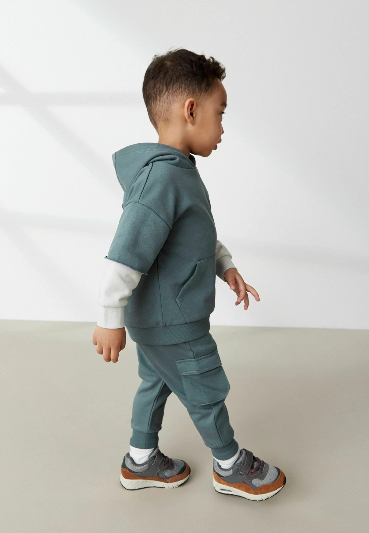 Next Utility Hoodie Jogger Set Hoodie And Joggers - Trainingspak - Teal Blue 5 Next Utility Hoodie Jogger Set Hoodie And Joggers - Trainingspak - Teal Blue - Afbeelding 5