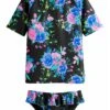Next 2 Piece Sunsafe Set Standard - Bikini - Black Floral