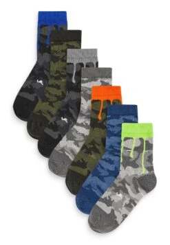 Next Rich 7 Pack - Sokken - Camo Splat