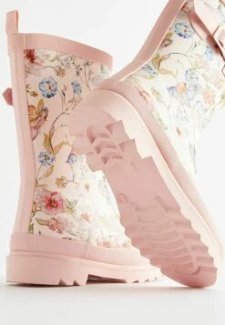 Next Buckle Standard - Regenlaarzen - Pink Floral -Next 48c57024499f4ba3b5dff5244bfc3998