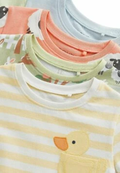 Next Short Sleeve 4 Pack - T-Shirt Print - Green Blue -Next 4ad1d19871a94542900b3c6e14cf9434