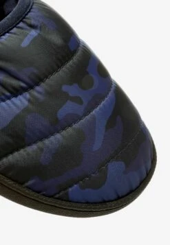 Next Quilted Thinsulate Sporty Standard - Pantoffels - Blue Camo -Next 4c8301a4859d4462a136708444c061eb
