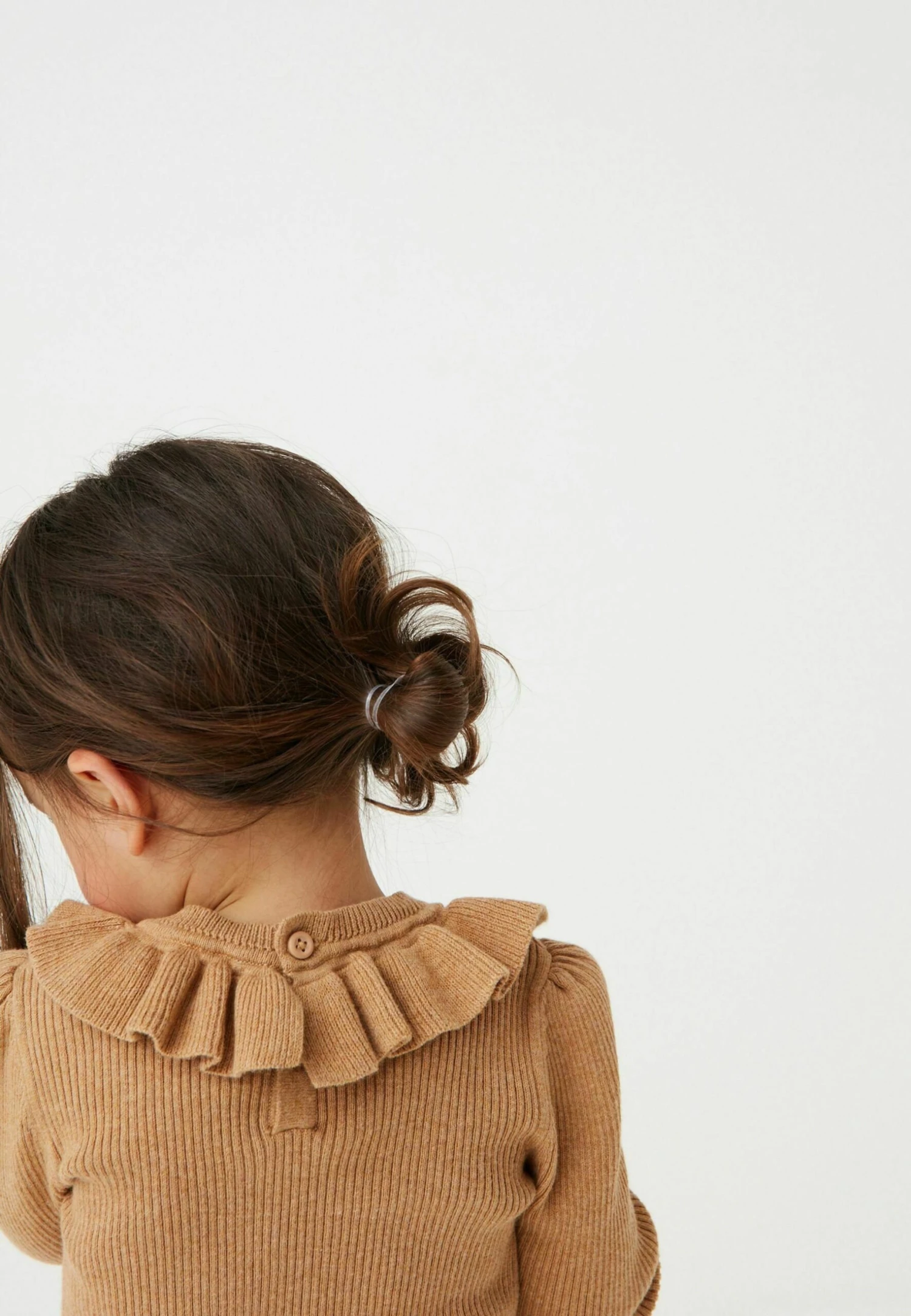 Next Frill Neck- Trui - Tan Brown 3 Next Frill Neck- Trui - Tan Brown - Afbeelding 3