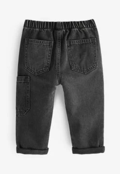 Next Utility - Jeans Tapered Fit - Black Denim -Next 4db92e5d30774bc2a39eaed9492001a1