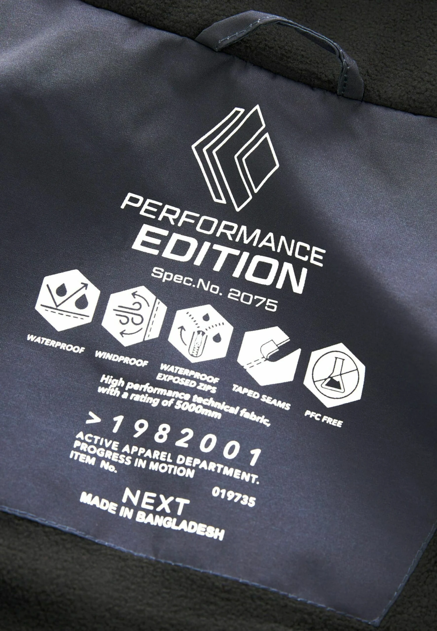 Next Standard - Regenjas - Navy Blue Print 8 Next Standard - Regenjas - Navy Blue Print - Afbeelding 8