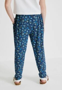 Next Stretch Slouch - Broek - Blue Ditsy Floral Print -Next 51fbc44fec2d4ca98c63164db07c9249