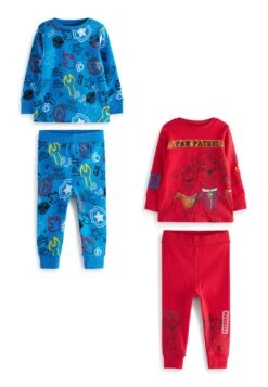 Next 2 Pack Snuggle Standard - Pyjama - Blue