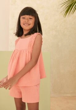 Next Textured Set- Shorts - Pink