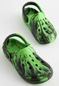 Next Standard - Badslippers - Green/Black Marble -Next 53e73780afd2402eb19101a542524c0d