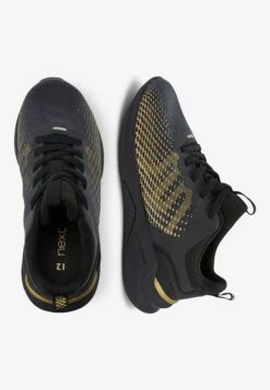 Next Cobalt- Sneakers Laag - Gold -Next 56d2f9e377a0490899edecf2b32cacf1